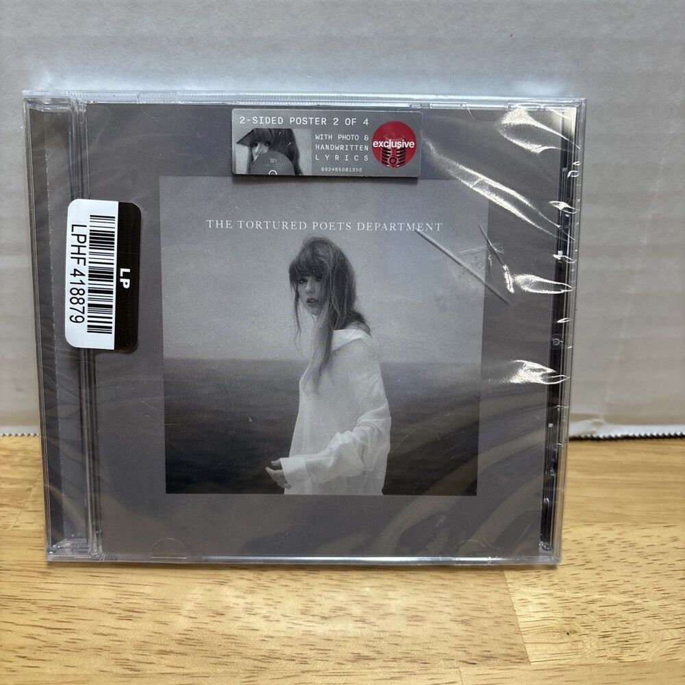 Taylor Swift- Tortured Poets Department Cd 2024 Brand New In Plastic 2 Of 4 READ